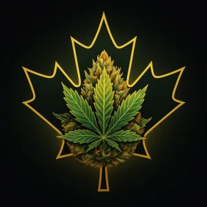 Exotic weed in Canada — macro of frosty craft cannabis bud for BudDelivery.shop feature